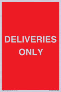DELIVERIES ONLY